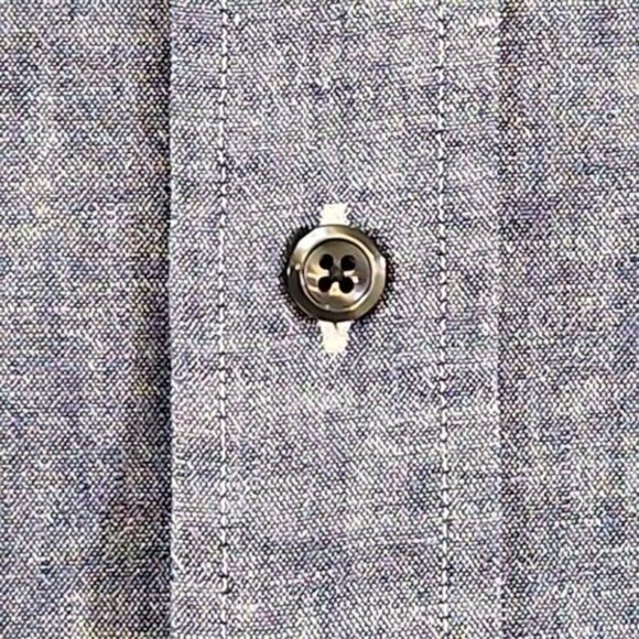 Ratio Clothing Button Up Shirt Men's XL Light Blue Long Sleeve Made In USA - Picture 6 of 15